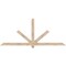 Ekena Millwork Kennewick Smooth Timber Gable Bracket, Douglas Fir, 84"W x 35"H x 3 1/2"D x 3 1/2"F, 10/12 Pitch GBW084X35X0404KEN00SDF - alternate 1